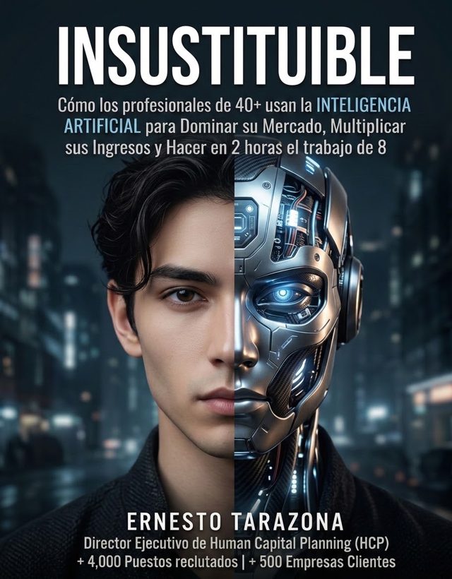 Portada del libro INSUSTITUIBLE de Ernesto Tarazona